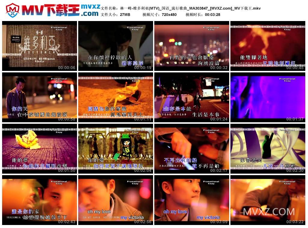 林一峰-维多利亚(MTV)_国语_流行歌曲_MA303847